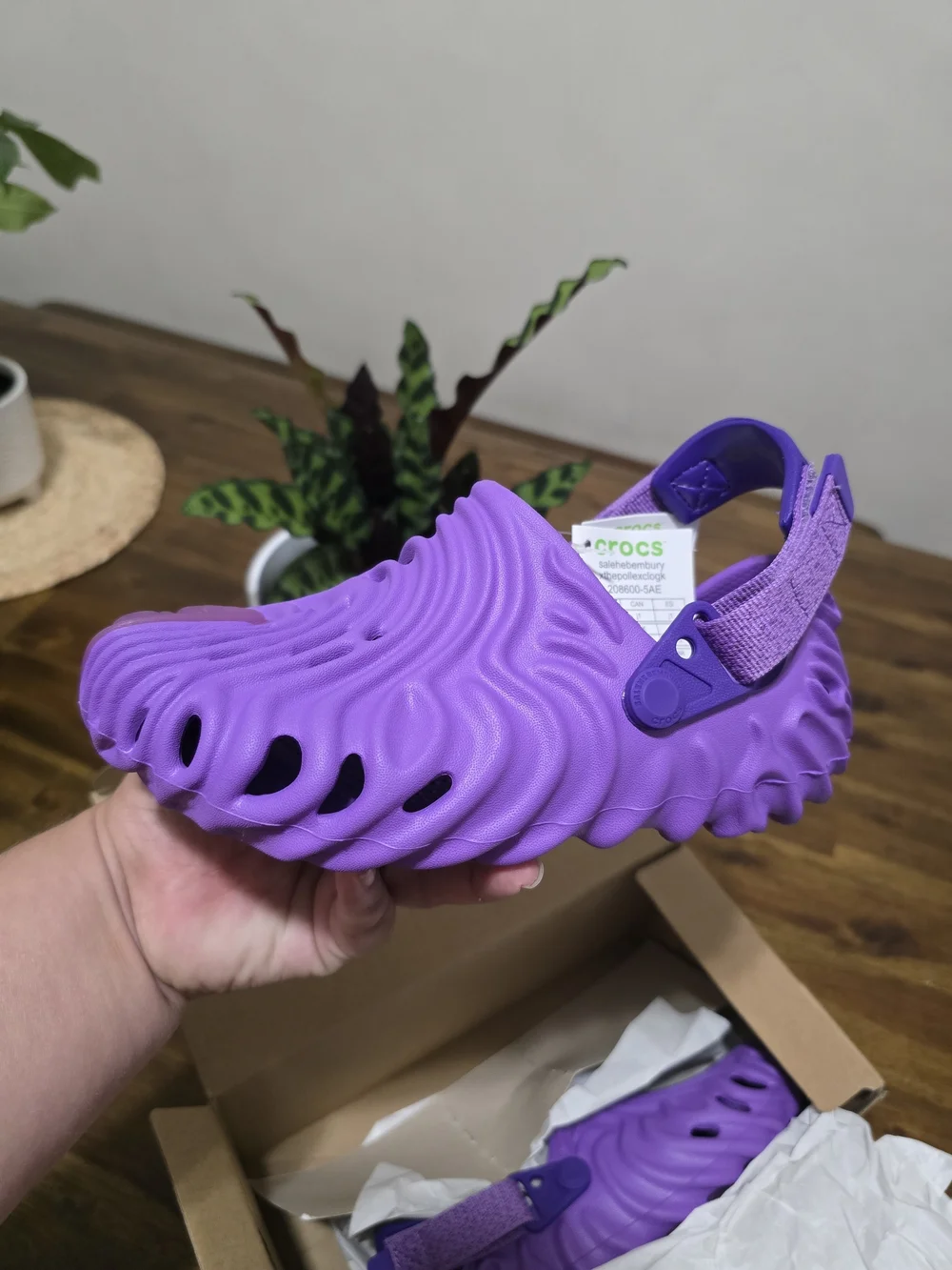 Crocs Kids' Foam Clog - Purple